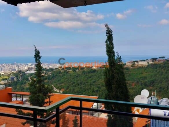 Furnished Apartment for Sale in Mansourieh with stunning view CPEAS11